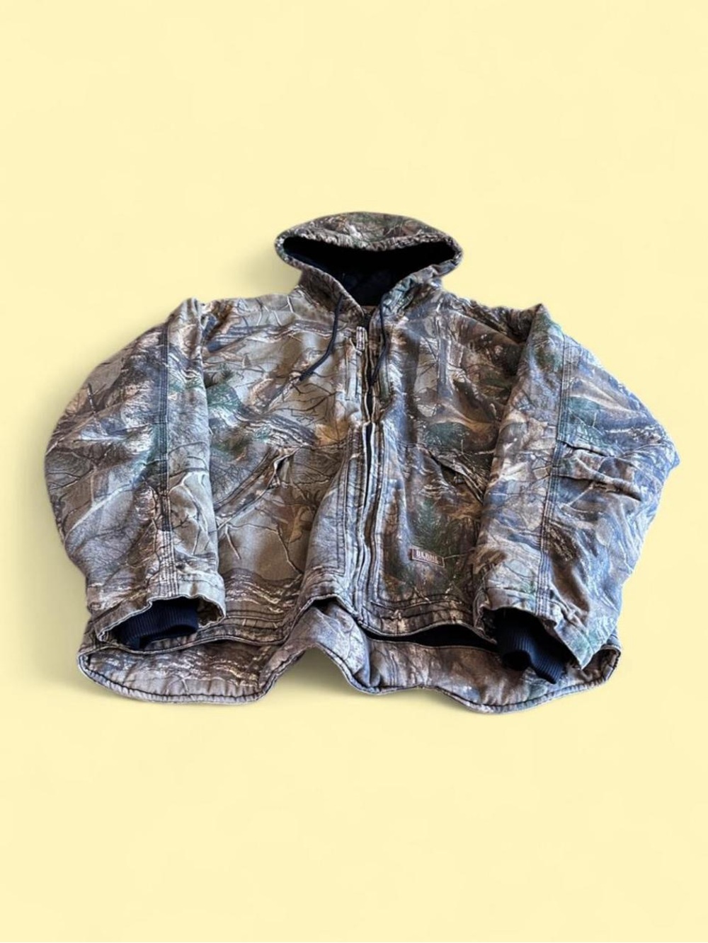 Vintage Berne Realtree Camo Hooded Work Jacket Men’s XL